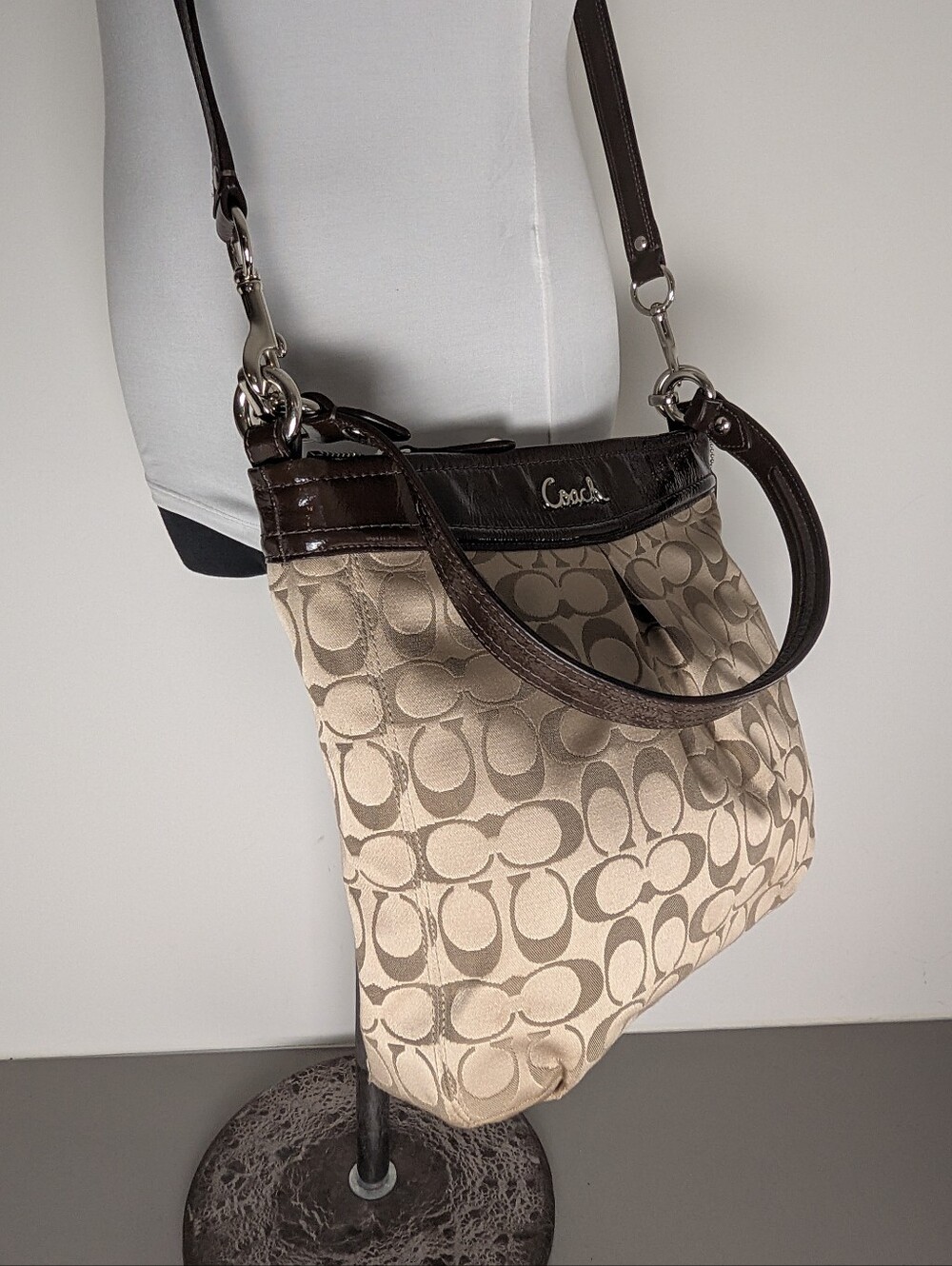 Coach Women's Canvas Crossbody Shoulder Bag